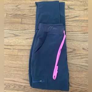 FIGS, Blue High Waisted Yola Skinny Scrub Pant